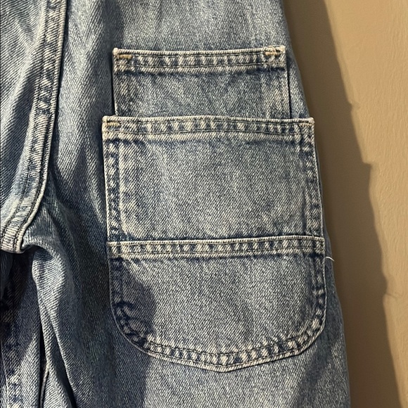 Blue High-Waisted Denim Shorts - Picture 4 of 6